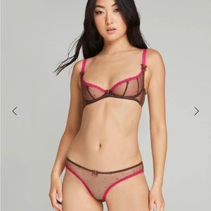 NWOT Like new agent provocateur Poppie bra chestnut 32dd